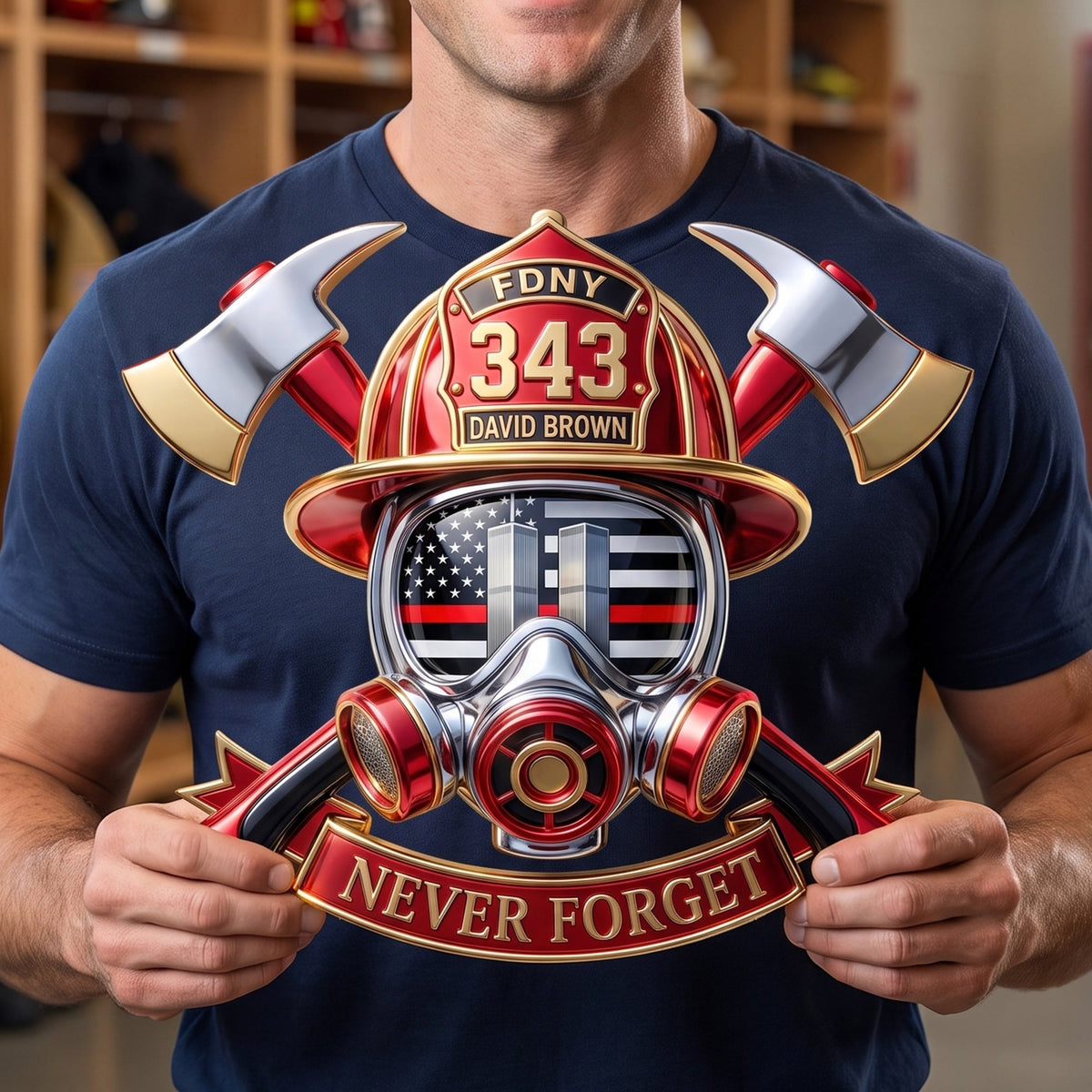 Never Forget Cut Metal Sign - Personalized Gifts For Firefighter 01huqn280726