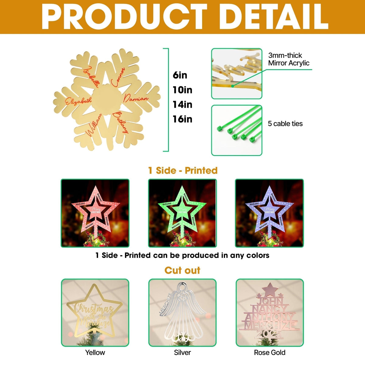 Fantastical World Christmas Tree Topper - Personalized Christmas Gifts For Family 04toqn170826