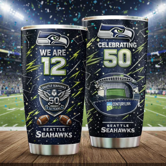 2026 Seattle Seahawks Champions Bowl Tumbler