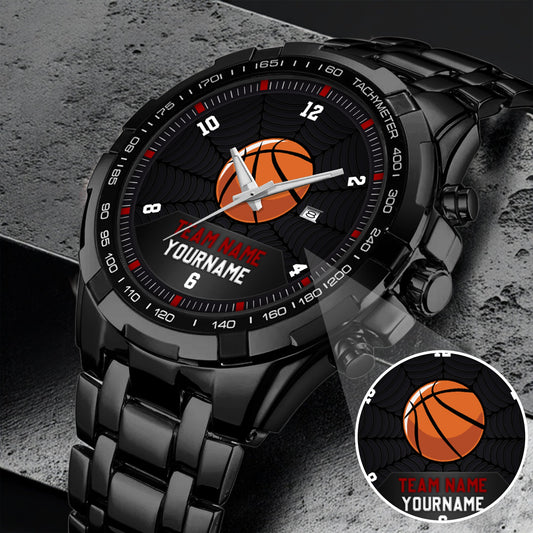 Basketball Personalized Team Name, Name & Number Quartz Watch