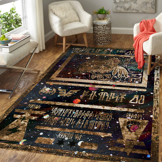 Anime Pkm Ancient Corviknight Custom Rug / Small/(36X60)