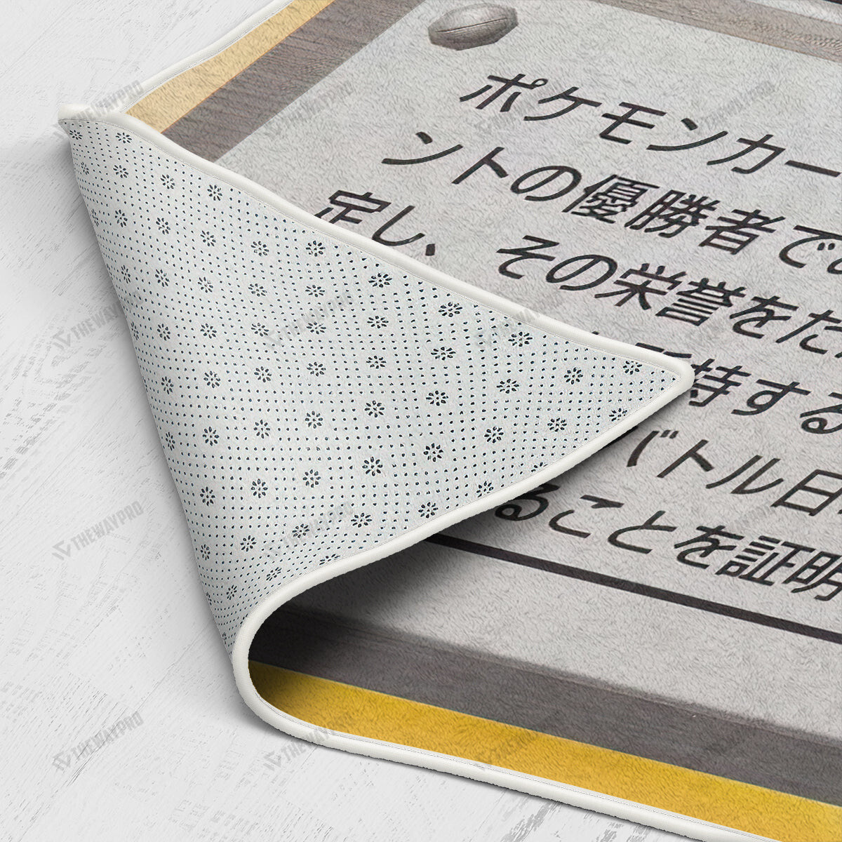 Anime Pkm Trainer Card Custom Rug Bl0404227