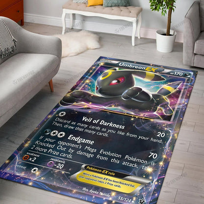 Anime Pkm Umbreon-Ex Custom Rug