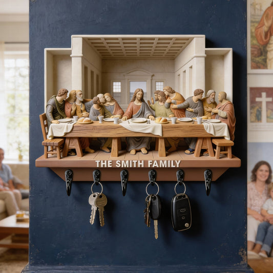 The Last Supper Acrylic Key Hanger - Personalized Gifts For Christians 04HYQN060126