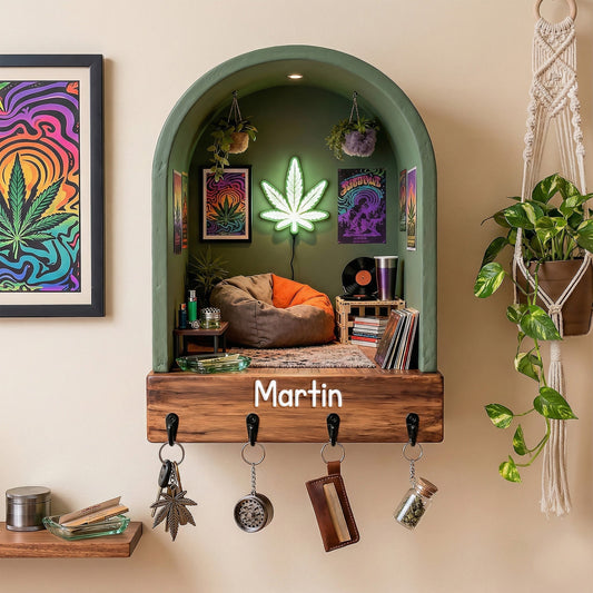 Chill Space Key Hanger - Personalized Gifts For Stoners 04tomg171225