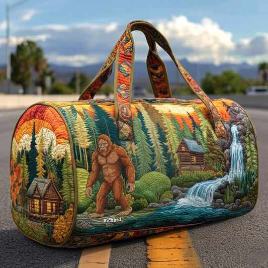 Bigfoot Quilted Duffle Bag - Personalized Gifts For Camping Lovers 06toqn191225