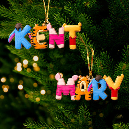 Childhood Custom Name Alphabet Ornament - Personalized Gift For Christmas Ornament 02HUQN080926