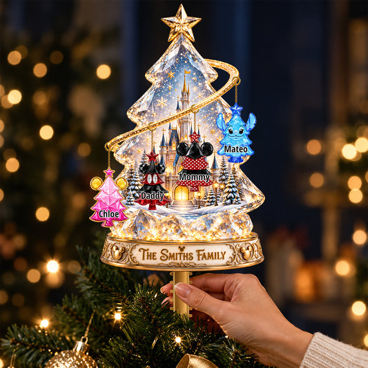 Whimsical Family Tree Topper, Personalized Magical Christmas Gifts 01ohdt070926