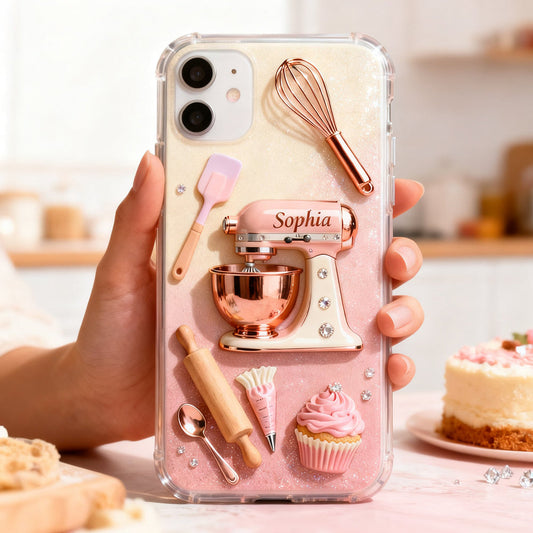 Baking Girl Phone Case - Personalized Gifts For Baking Lovers 04pgdt070226