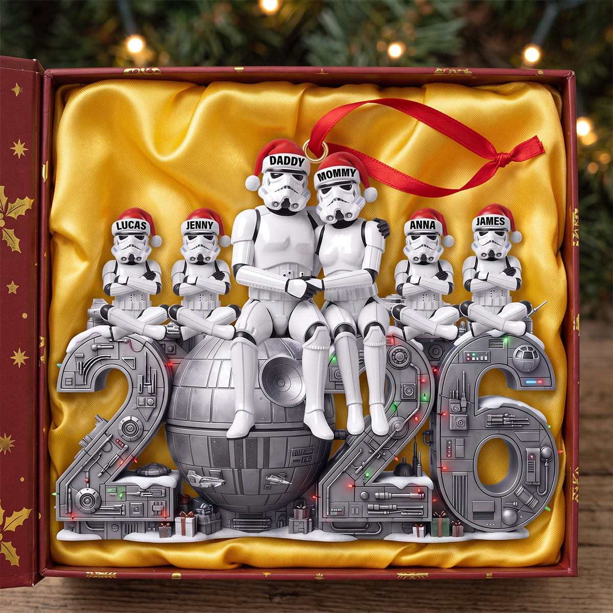 Space Christmas Ornament - Personalized Gifts For Family 05tytn040926