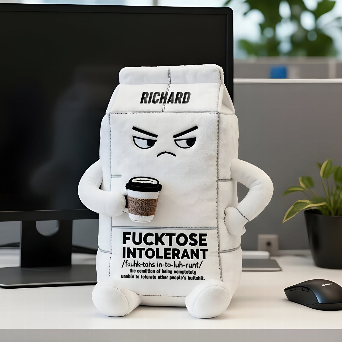 Stupid Intolerant Custom Shape Pillow - Personalized Gifts For Office Worker 02qhqn141125