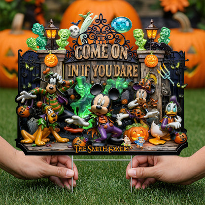 Scared Squad Yard Sign - Personalized Halloween Decor 03QHDT030826
