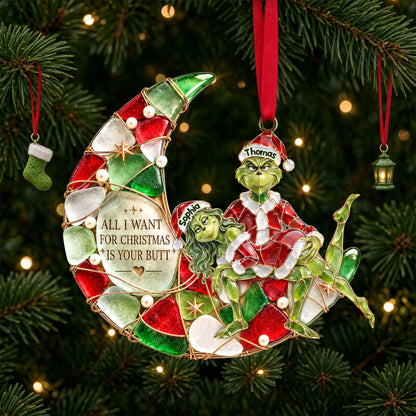 Mischievous Couple Christmas Ornament - Personalized Gifts For Couple 02ohlu080926