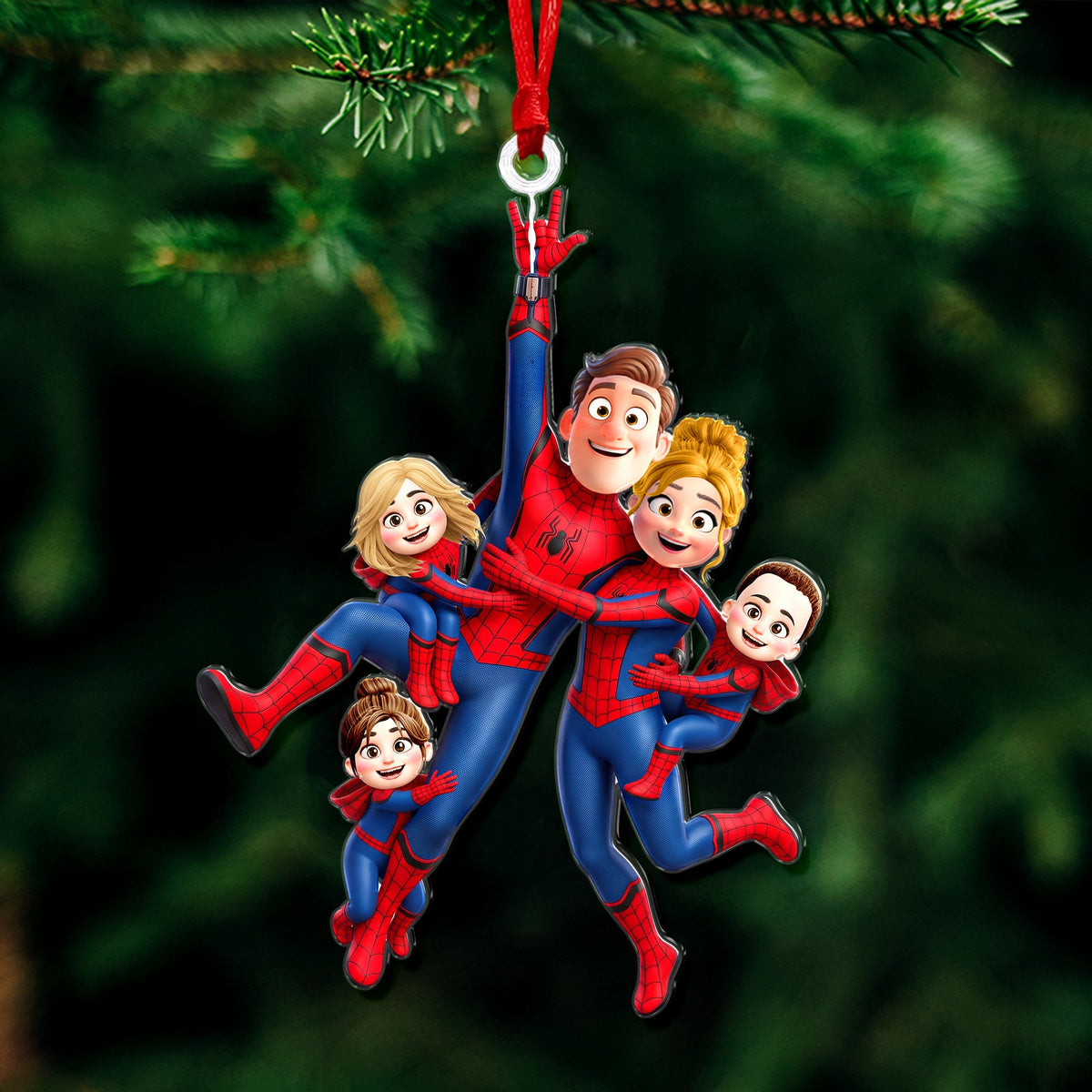 Hold On Joyful Family Acrylic Ornament - Personalized Gifts For Family 06qhqn210726