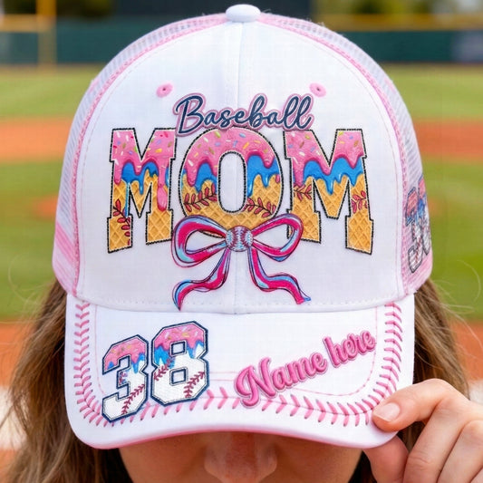Sweet Baseball Mom Mesh Cap – Personalized Gifts For Baseball Moms 05qhqn060326