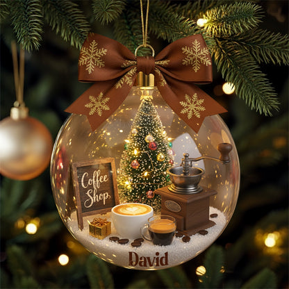 Vintage Coffee Ornament - Personalized Gifts For Coffee Lovers 01palu041125