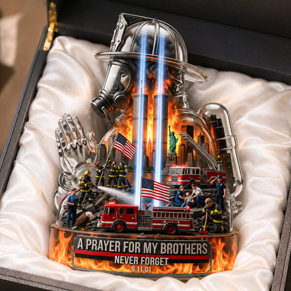 A Pray For Fallen Firefighters Memorial Plaque - Personalized Gifts For Memorial 05qhdh040826