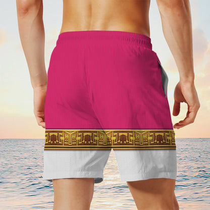 Pink Power Rangers Zeo Custom Men Shorts