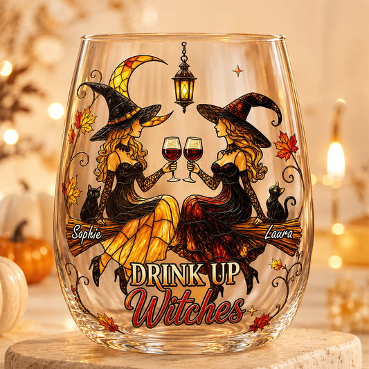 Besties Witch Glass Egg Cup - Personalized Gifts For Best Friends 05hudt310726