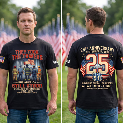 25 Years Of Remembrance Shirt - Personalized Memorial Gifts 07TYQN300726