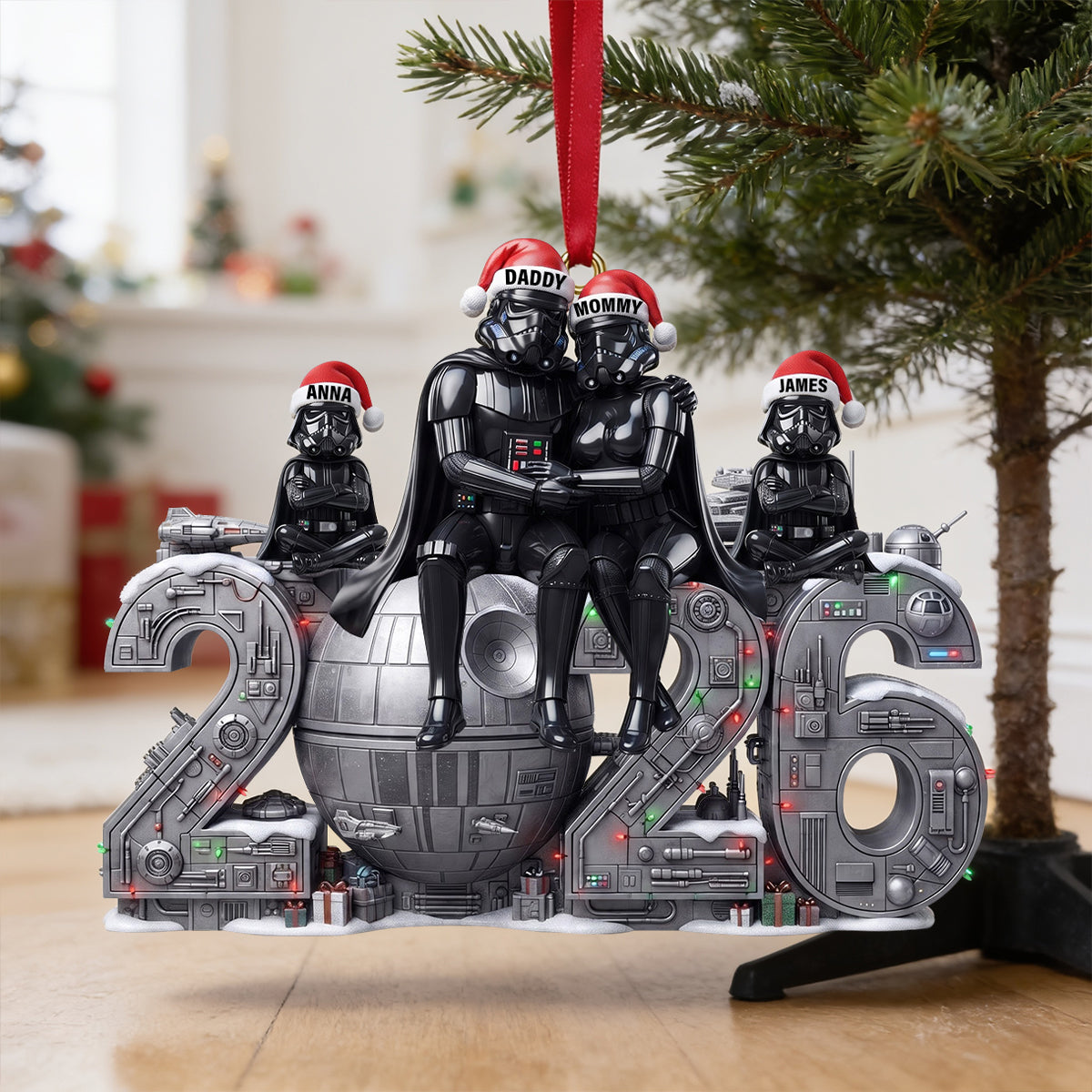 Space Christmas Ornament - Personalized Gifts For Family 05tytn040926