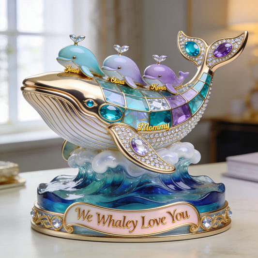 Whale Mom Acrylic Plaque - Personalized Gifts For Mother's Day 01pgta050326