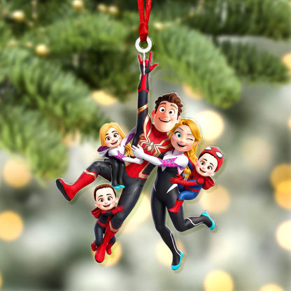 Hold On Joyful Family Acrylic Ornament - Personalized Gifts For Family 06qhqn210726