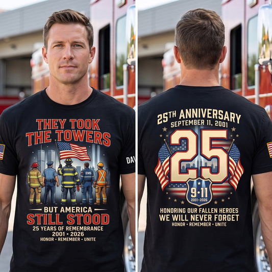 25 Years Of Remembrance Shirt - Personalized Memorial Gifts 07TYQN300726