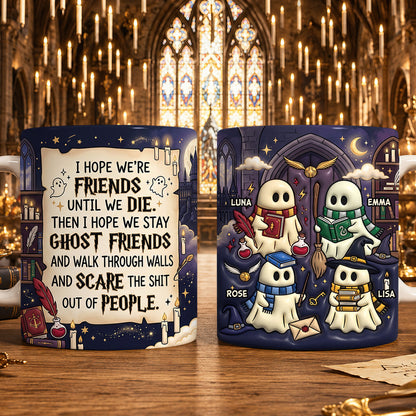 Ghost Friends Coffee Mug - Personalized Gifts For Besties 06nadt300726