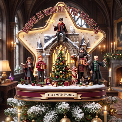 Fantastical World Christmas Tree Topper - Personalized Christmas Gifts For Family 04toqn170826