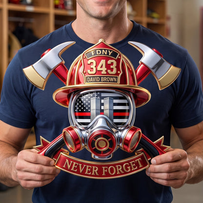 Never Forget Cut Metal Sign - Personalized Gifts For Firefighter 01huqn280726