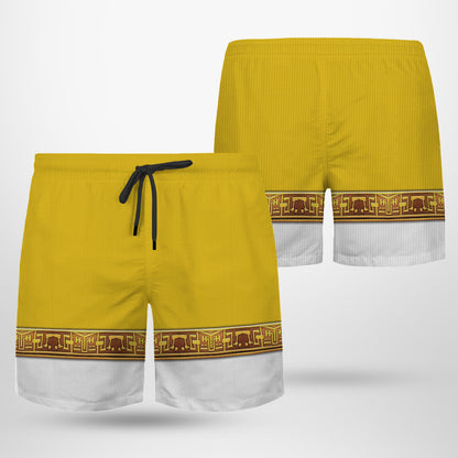 Yellow Power Rangers Zeo Custom Men Shorts