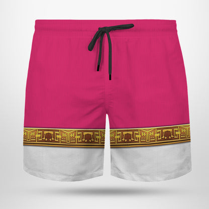 Pink Power Rangers Zeo Custom Men Shorts