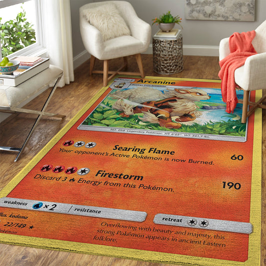 Arcanine Custom Rug