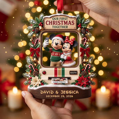 Our First Christmas Together Ornament - Personalized Gifts For Couple 07todt010826