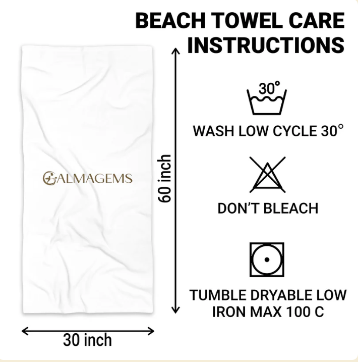 Personalized Spyduck Custom Your Name 30th Anniversary Beach Towel