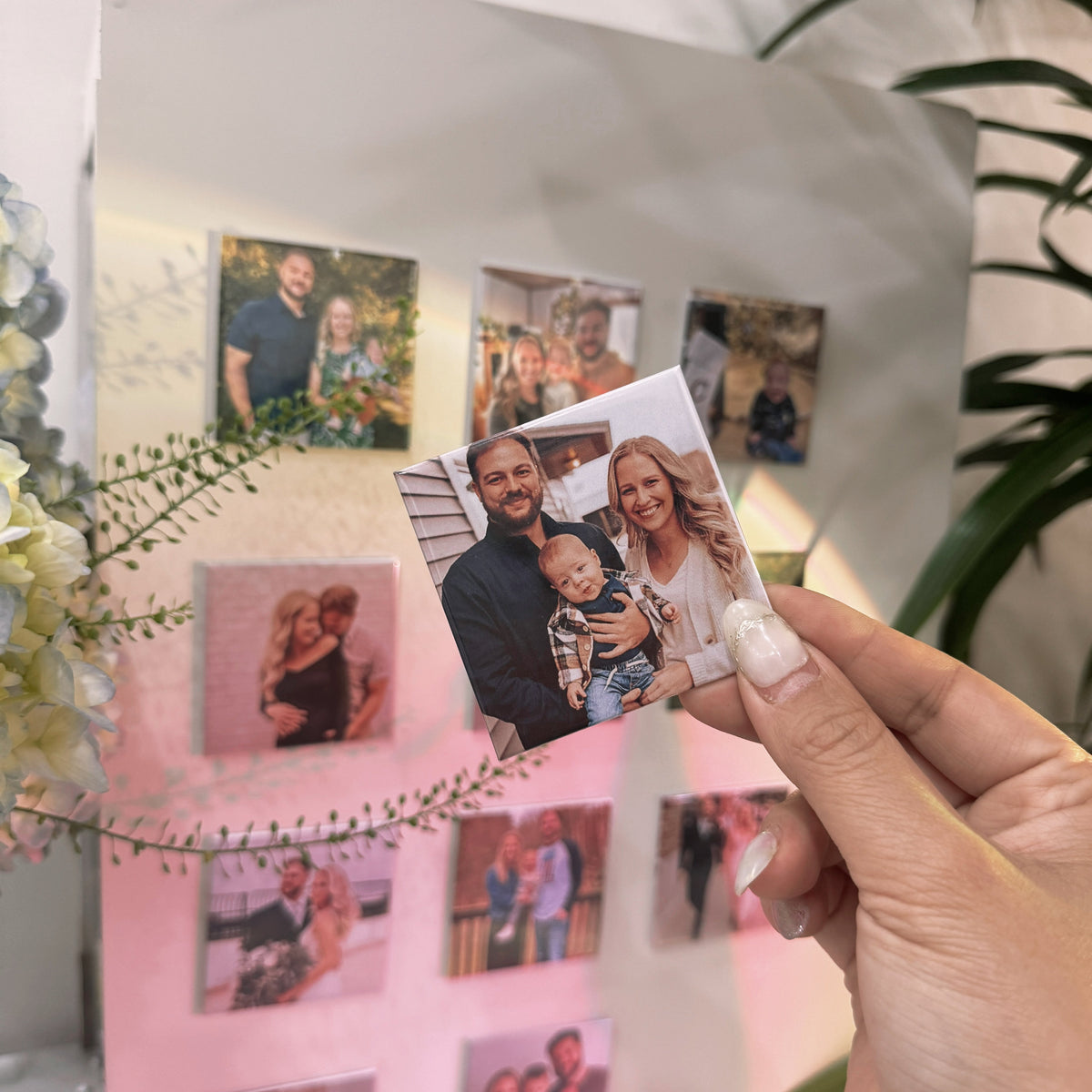 Custom Family Photo Magnets Personalized Fridge Magnets
