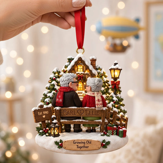 The Sweetest Love Never Ends Acrylic Ornament - Personalized Christmas Gifts For Couples 01ttti090926