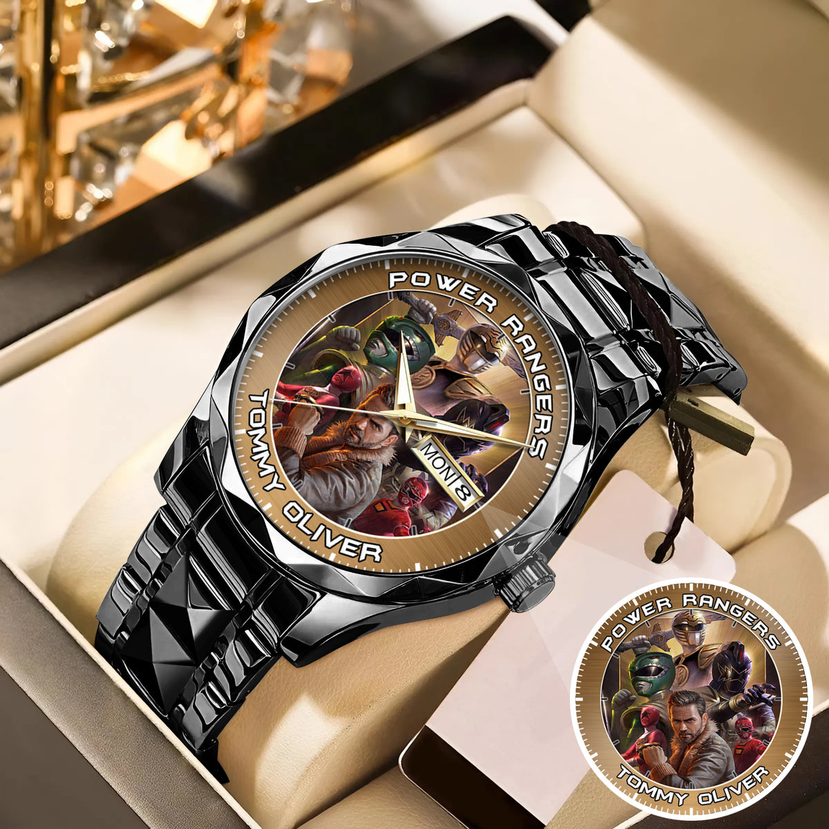 Legendary Tommy Oliver Rangers Art JDF Merories Custom Watch