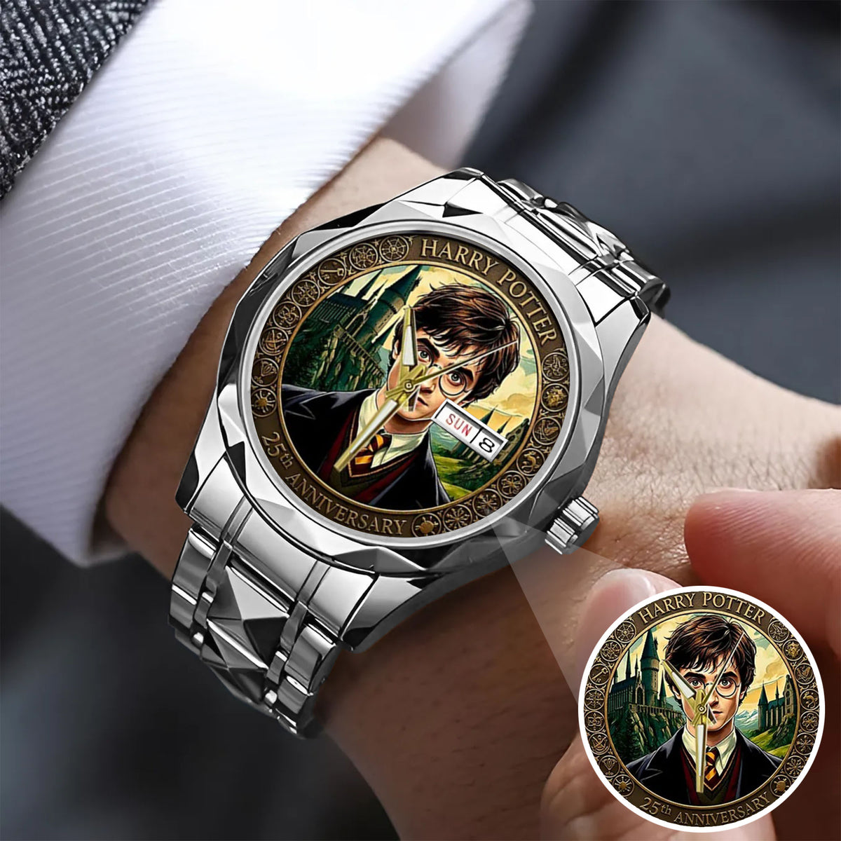 Harry Potter 25th Anniversary Stainless Steel Watch