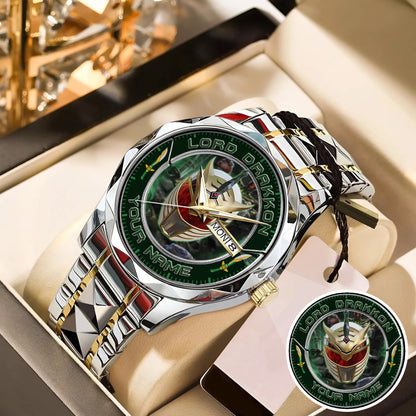 Power Rangers Lord Drakkon Helmet Custom Name Watch