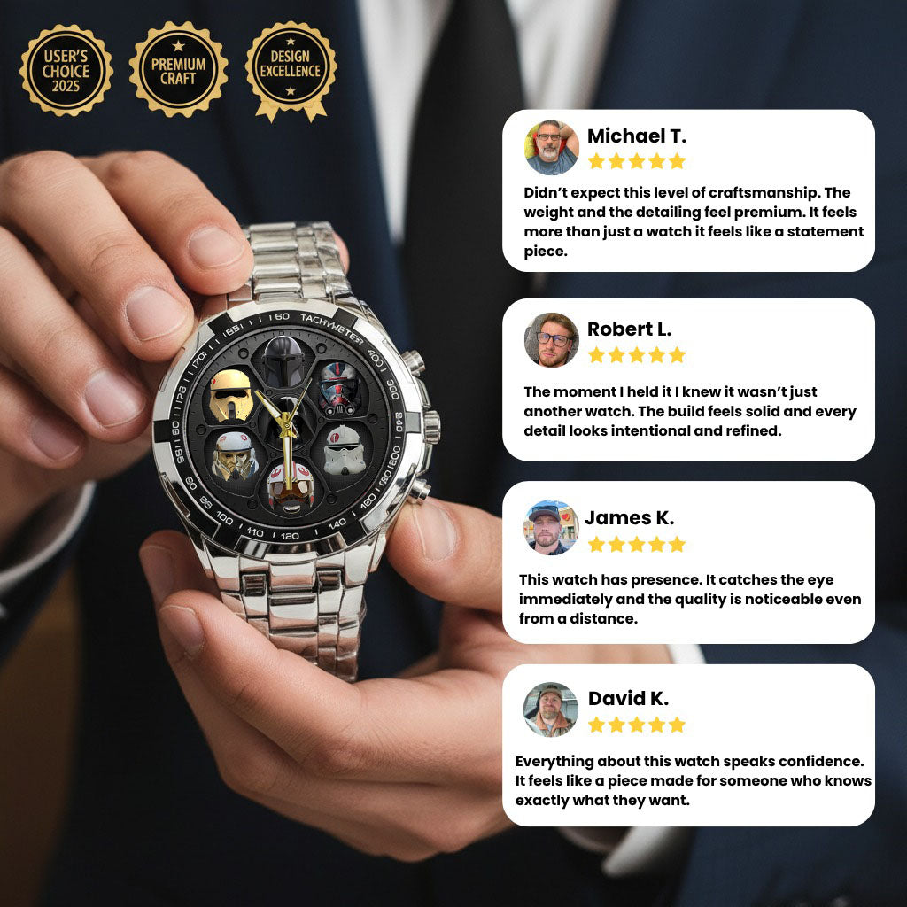 Movie Star Wars Stormtroopers Helmet Personalized Watch