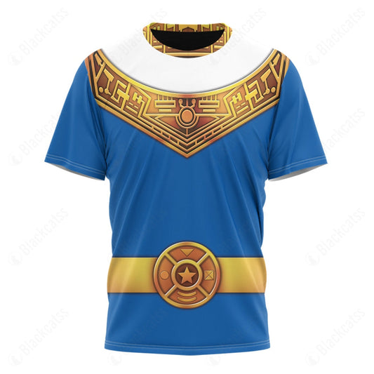 Blue Power Rangers Zeo Custom T-Shirt