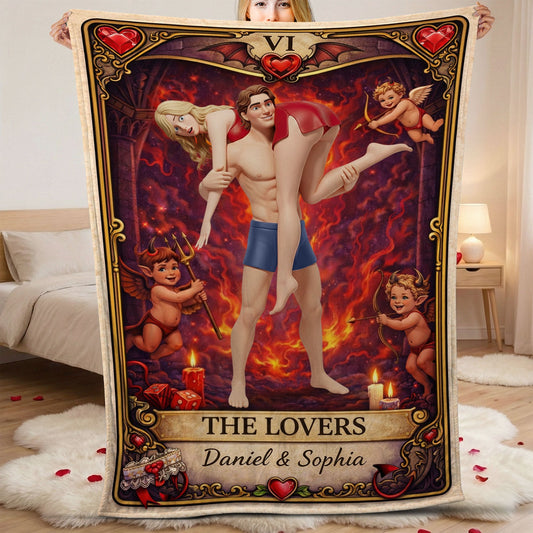 The Lovers Blanket - Personalized Gifts For Couple 01huti020226