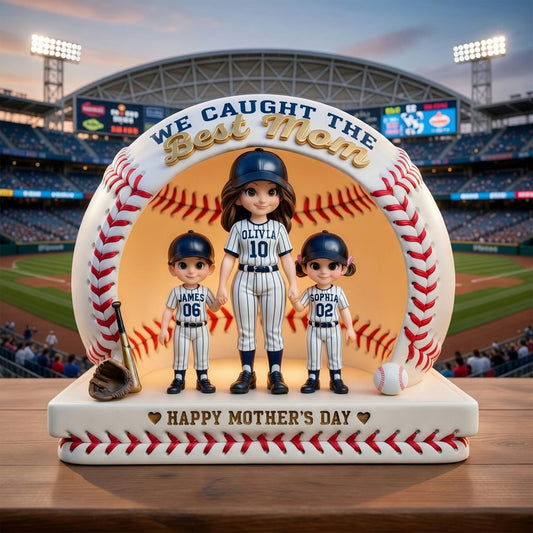 Baseball Mom Acrylic Plaque - Custom Photo Gifts For Mother's Day Plaque 01TYTI160426
