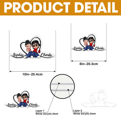 USA Gnome Grandkids Ferris Wheel Acrylic Light Box - Personalized Gifts For Christmas 02paqn270826